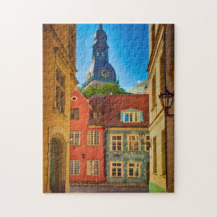Street in the Old Town Estonia Jigsaw Puzzle