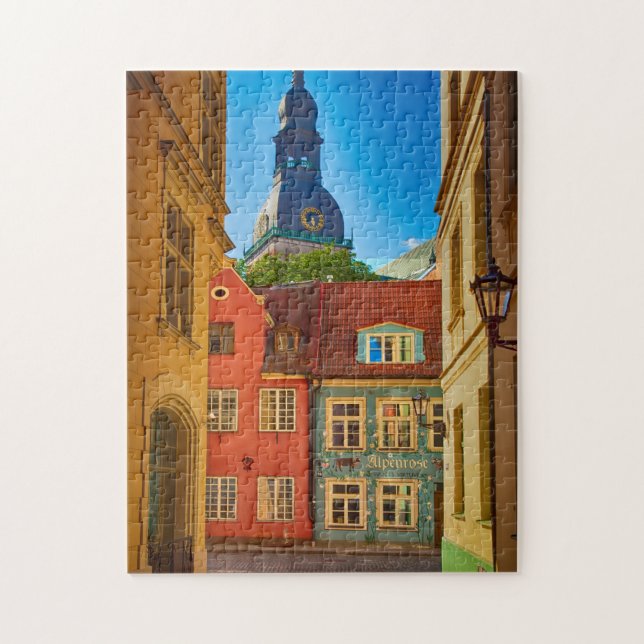 Street in the Old Town | Estonia Jigsaw Puzzle (Vertical)
