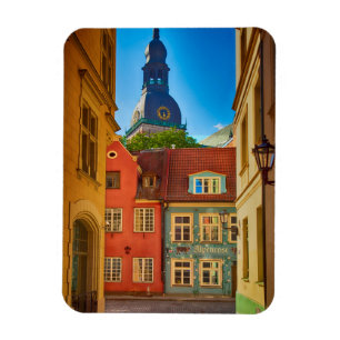 Street in the Old Town Estonia Magnet