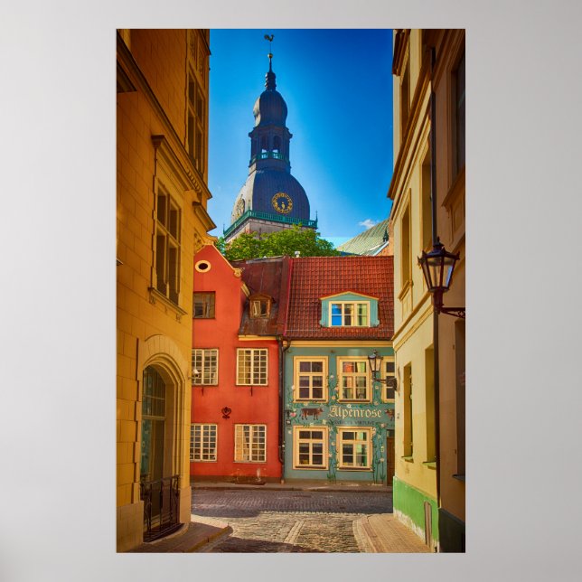 Street in the Old Town | Estonia Poster (Front)