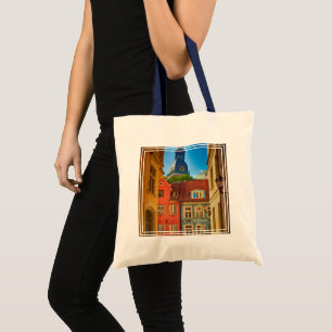 Street in the Old Town Estonia Tote Bag