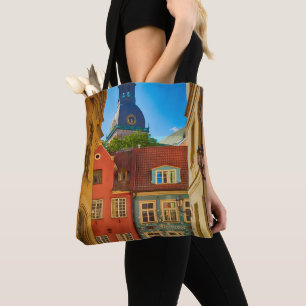 Street in the Old Town Estonia Tote Bag