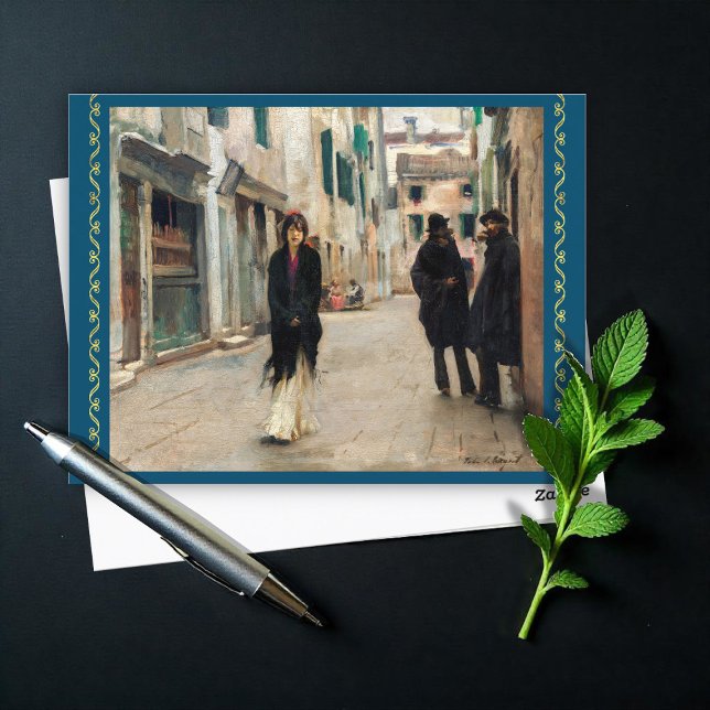 Street in Venice by John Sargent  Postcard (Creator Uploaded)