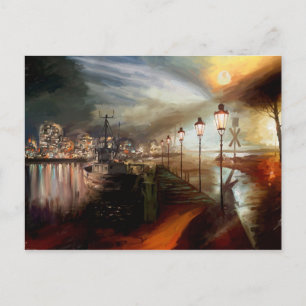 Street Lamp Hallucination Postcard