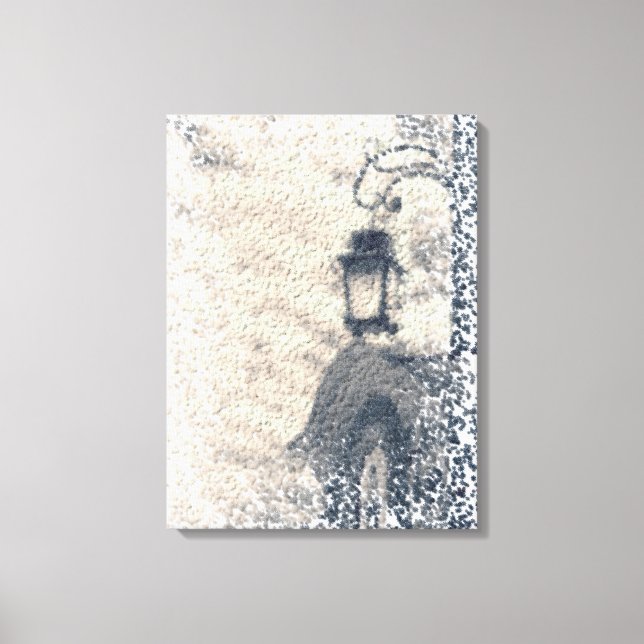 Street Lamp Wrapped Canvas (Front)