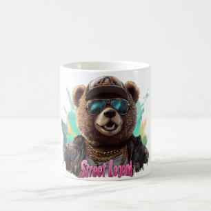 Street Legend Bear - Cool Graphic Design Coffee Mug