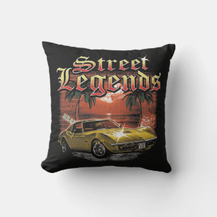 Street Legends - Urban Streetwear Design Cushion