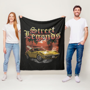 Street Legends - Urban Streetwear Design Fleece Blanket