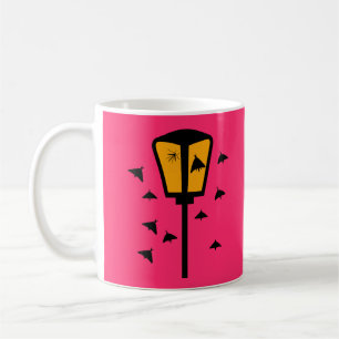 Street Light and Moths Coffee Mug