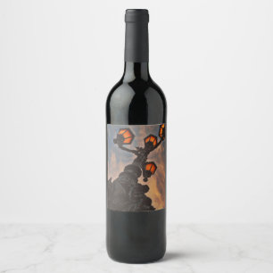 street light wine label