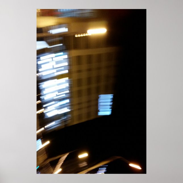 street lights speeding poster (Front)