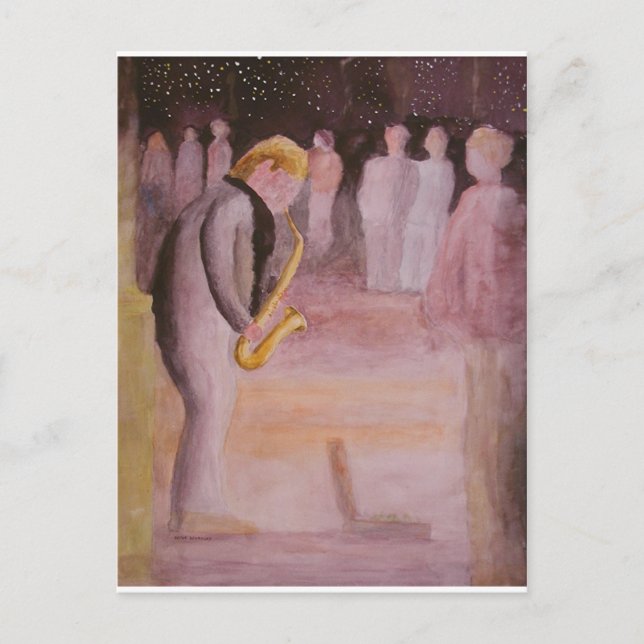 Street Music Postcard (Front)