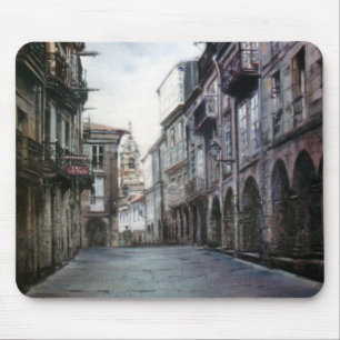 Street of Billiards (Santiago de Compostela) Mouse Mat