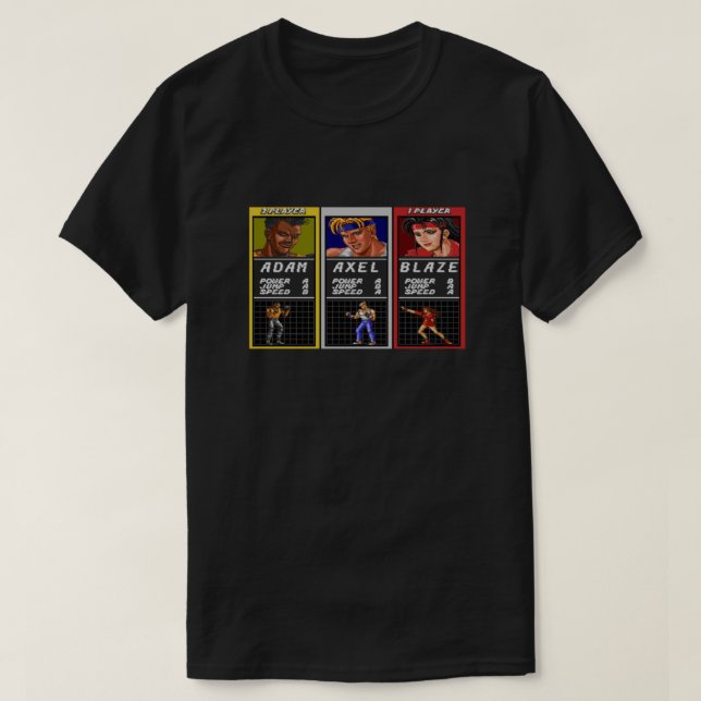 Street of Rage Classic T-Shirt (Design Front)