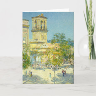 Street of the Great Captain   Childe Hassam Card
