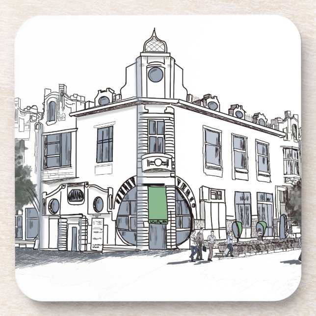 street of the old town coaster (Front)