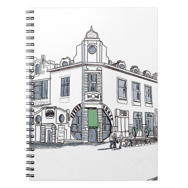 street of the old town notebook (Front)