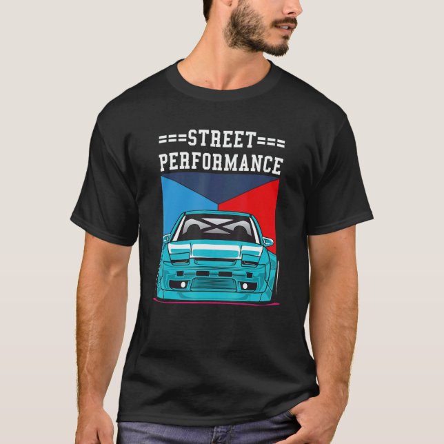 Street Performance Motorsport Auto Tuning T-Shirt (Front)