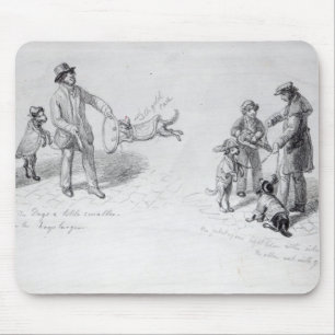 Street Performers, c.1839-43 Mouse Mat