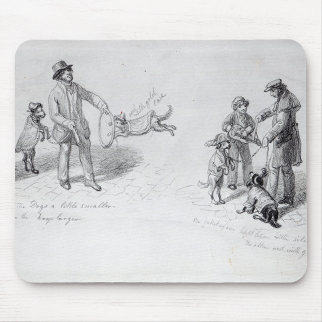 Street Performers, c.1839-43 Mouse Mat (Front)