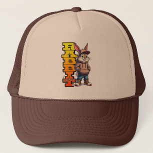 Street Rabbit – Urban Easter Bunny Design - boné Trucker Hat