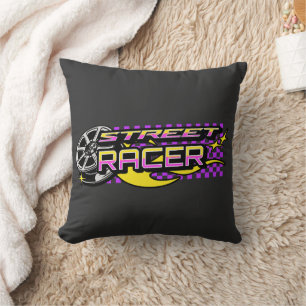 STREET RACERS BURNING WHEEL CLUB CUSHION