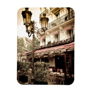 Street restaurant, Paris, France Magnet