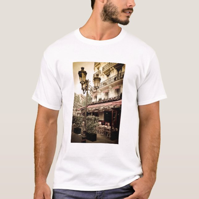 Street restaurant, Paris, France T-Shirt (Front)