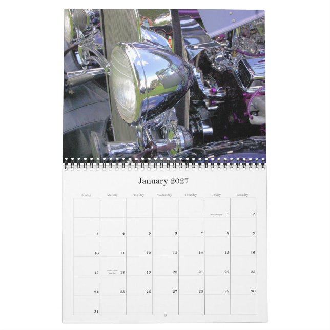 Street Rods 2008 Calendar (Jan 2027)