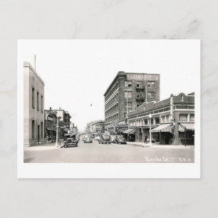 Street Scene, Eureka, California Vintage Postcard