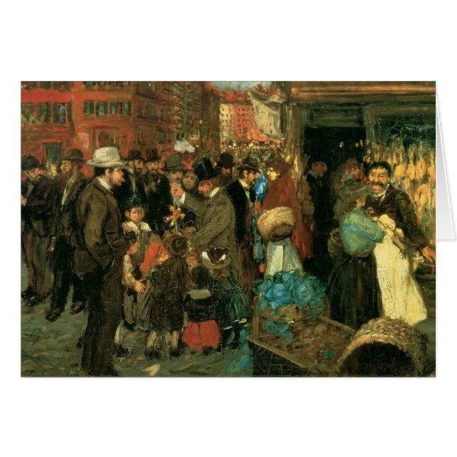 Street Scene, Hester Street, New York c. 1905 (Front Horizontal)