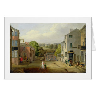 Street Scene in Chorley, Lancashire, with a View o