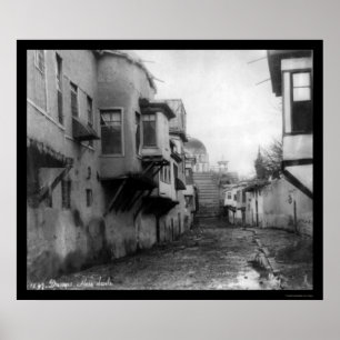 Street Scene in Damascus, Syria 1895 Poster