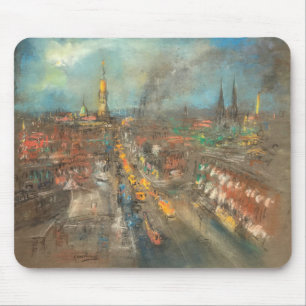 Street Scene in Indianapolis (Indiana, USA) Mouse Mat