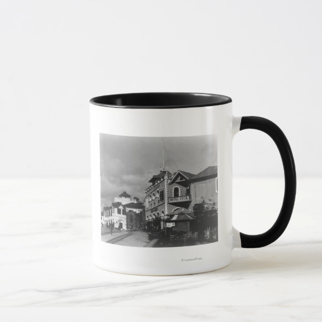 Street Scene in Mombassa Kenya Photograph Mug (Right)