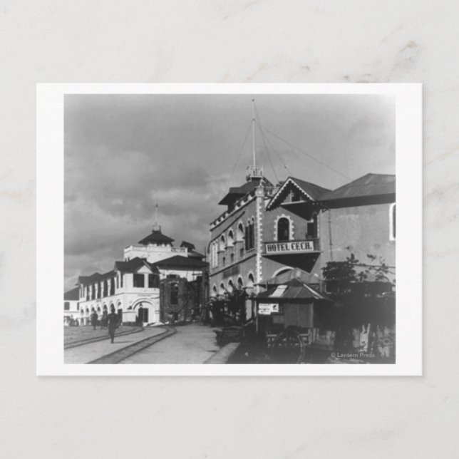 Street Scene in Mombassa Kenya Photograph Postcard (Front)