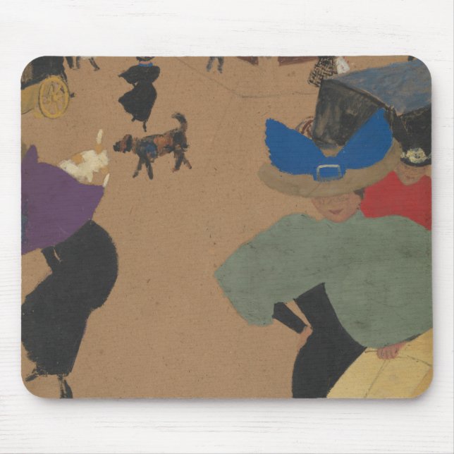 Street Scene in Paris Mouse Mat (Front)
