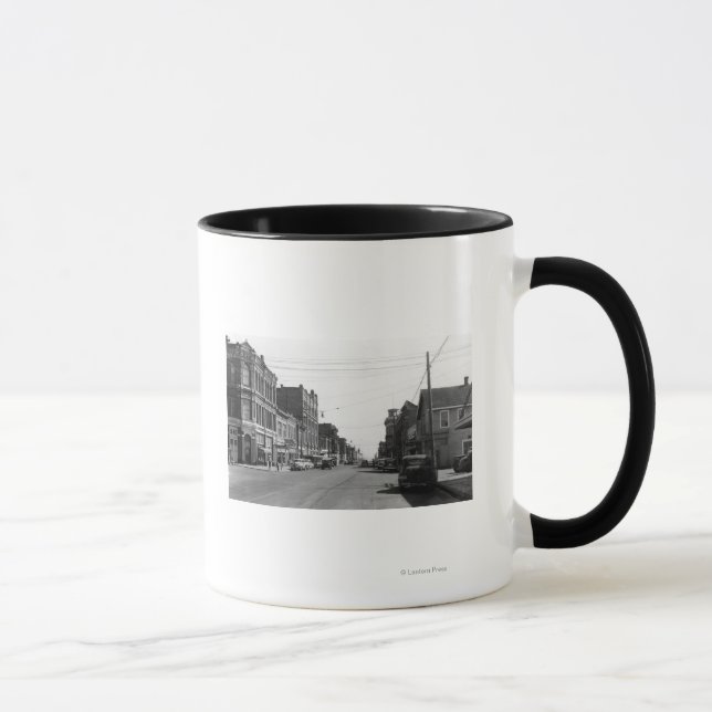 Street Scene in Port Townsend, WA Photograph Mug (Right)