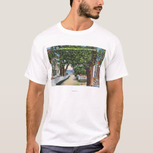 Street Scene of Residences T-Shirt