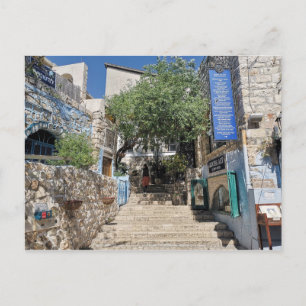 Street Scene - Tzfat, Israel Postcard