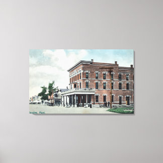 Street SceneGlendive, MT Canvas Print