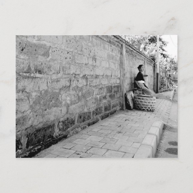 Street seller postcard (Front)