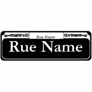 Street Sign Edit Text Photo Sculpture Key Ring