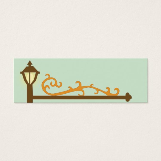 Street Sign - Skinny Mini Business Card
