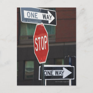 Street Signs Postcard