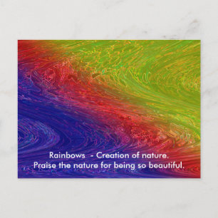Street Smart Rainbow Captain Postcard