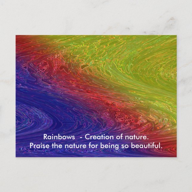Street Smart Rainbow Captain Postcard (Front)
