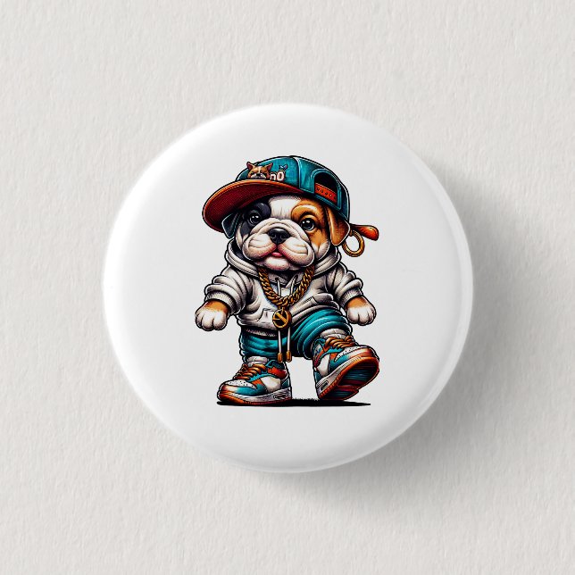 Street Style Bulldog Badge (Front)