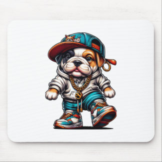 Street Style Bulldog Mouse Mat