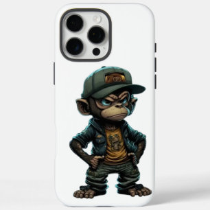 Street Style Monkey  Urban Attitude iPhone 16 Pro Max Case